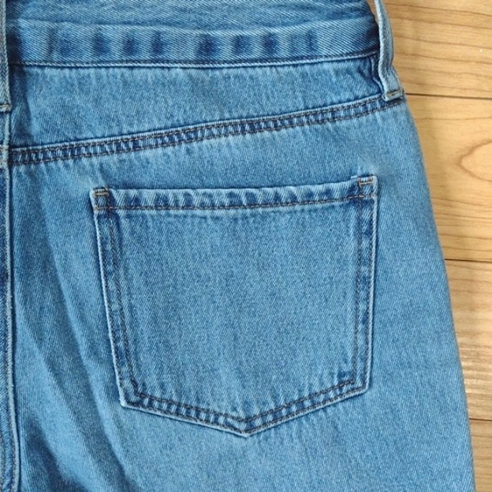 Empyre Eileen Mom Jeans Distressed with Checkered Striping Size 7 - Picture 4 of 16